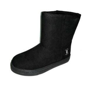 Girls Flash Lights Faux Sherpa Lined Sueded Rechargeable Light Up Boots Youth 1